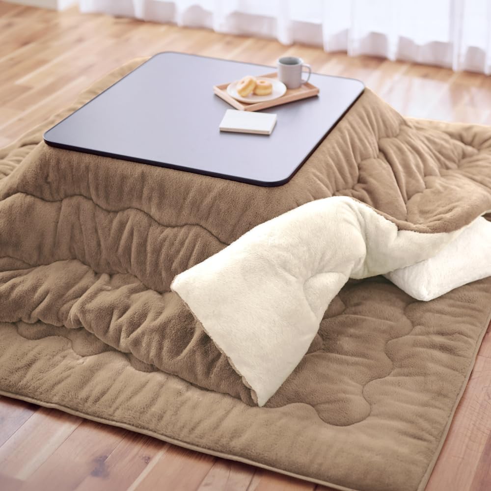 Amazon｜アイリスオーヤマ こたつ布団 正方形 羊の毛のようにモコモコ